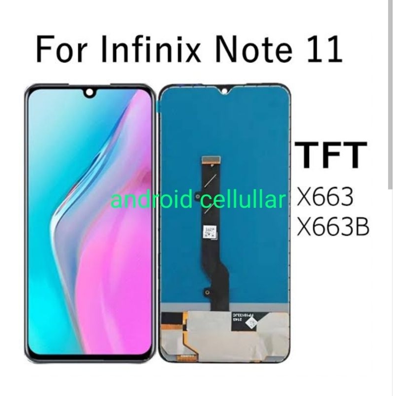 Lcd+touchscreen infinix note 11 / x663 / x663B fullset