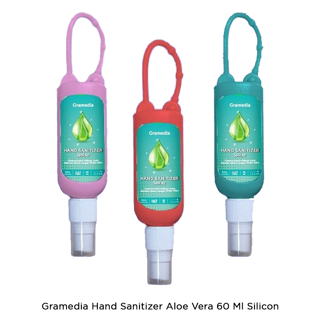 Gramedia Bali - Gramedia Hand Sanitizer Aloe Vera 60 ML Silicon