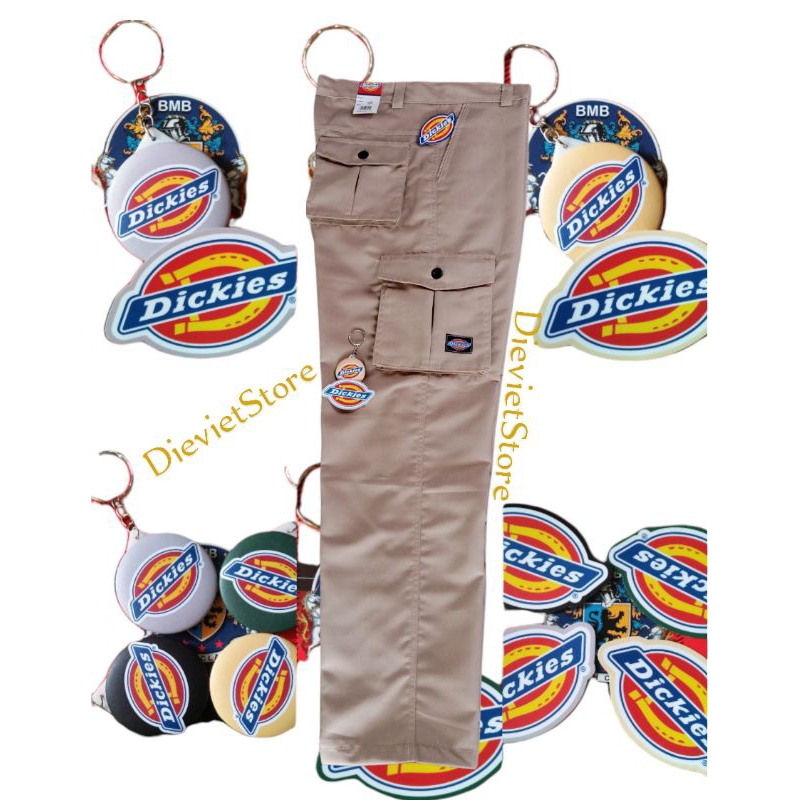 CARGO PANJANG DICKIES STANDAR FREE STICKER + GANTUNGAN PIN DICKIES