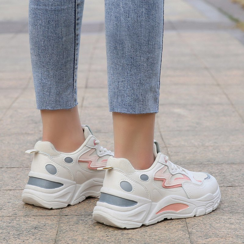 Free Box Sneakers Wanita Import NS205A Sepatu Sneaker Wanita Termurah Sepatu Kasual Wanita