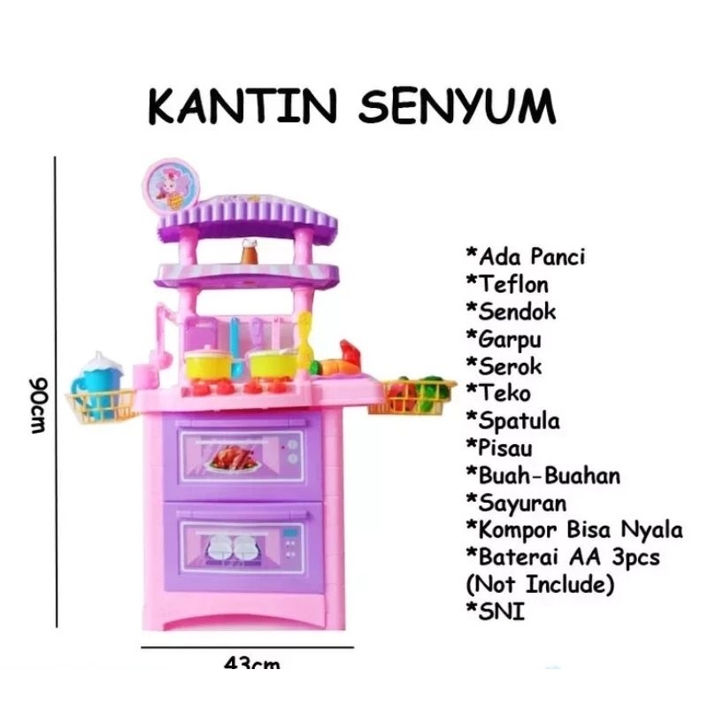 JUMBO Mainan Masak Anak KANTIN SENYUM 75