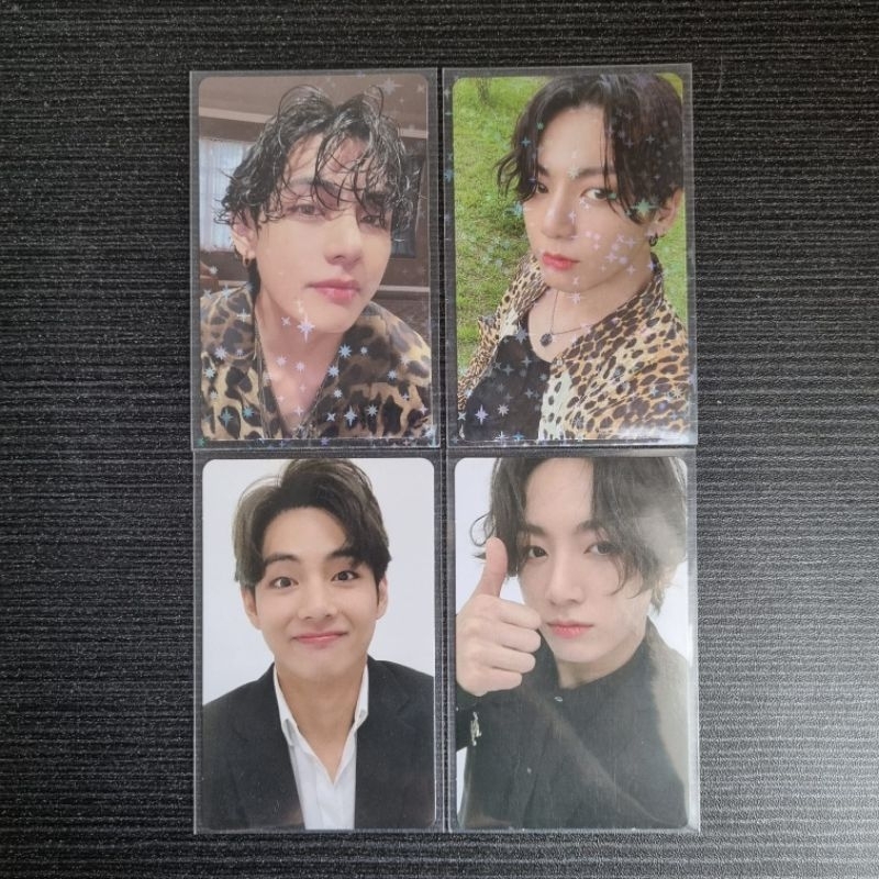 BTS Official Memories 2020 Photocard PC Bluray / DVD - Taehyung V, Jungkook