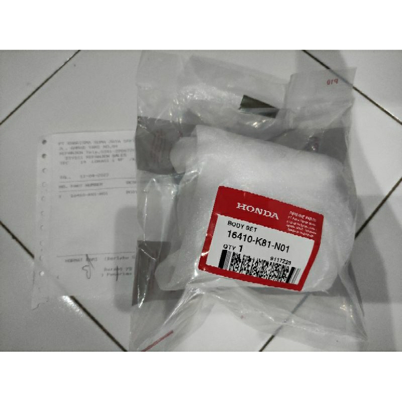 Sensor TPS + Throttle Body Set Honda Beat Sporty ESP & Scoopy ESP Original 1000% Honda HGP