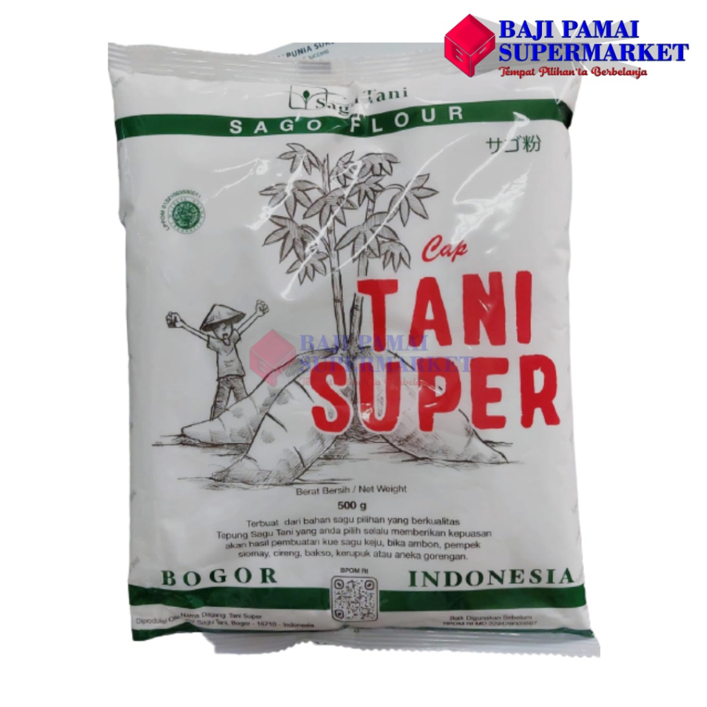 

Tepung Sagu Tani cap Tani Super 500gr