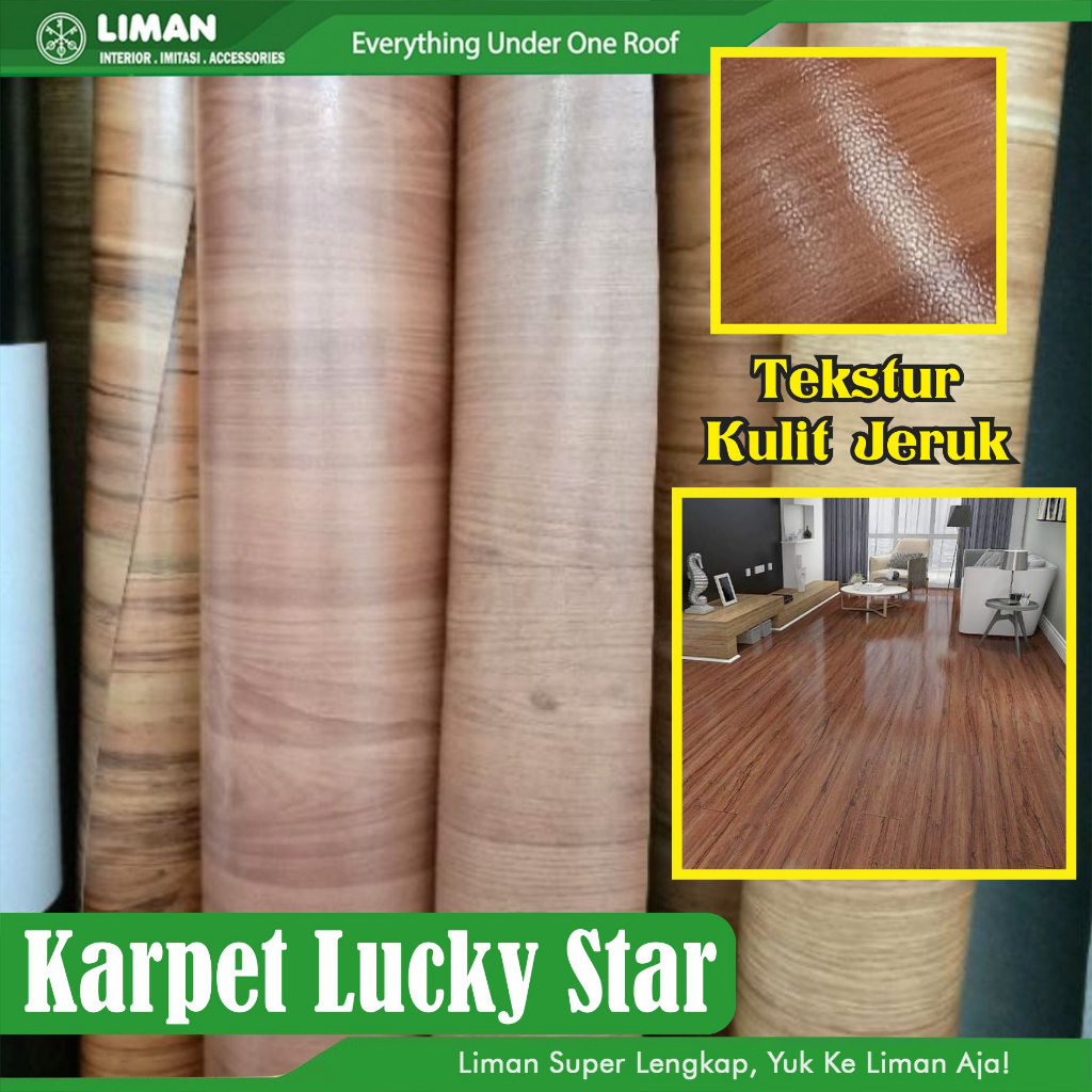 Karpet Lucky Star / RG Tekstur Jeruk (Request Volume)