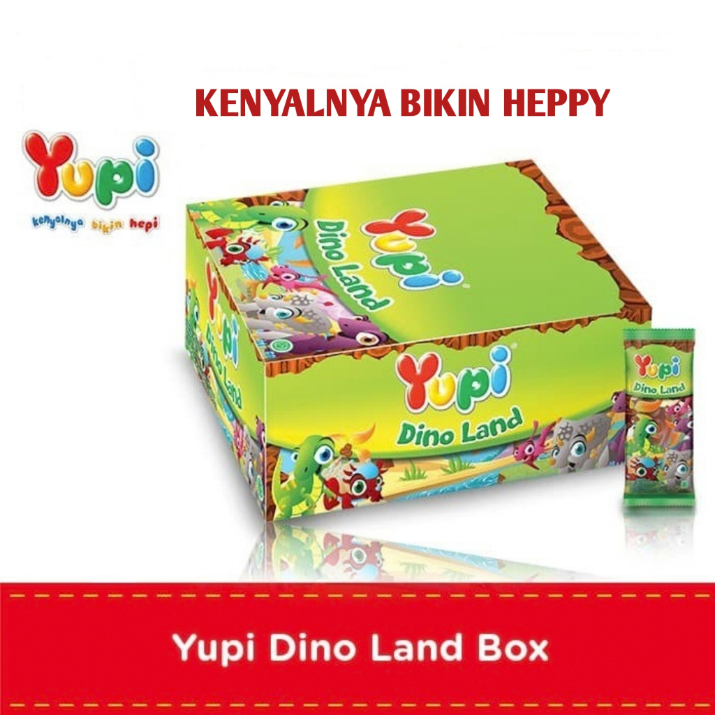 

YUPI DINO LAND BOX ISI 24 pcs ( HARGA PER BOX )