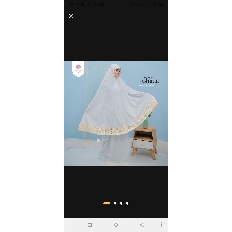 Mukena Dewasa Premium Khadijah label