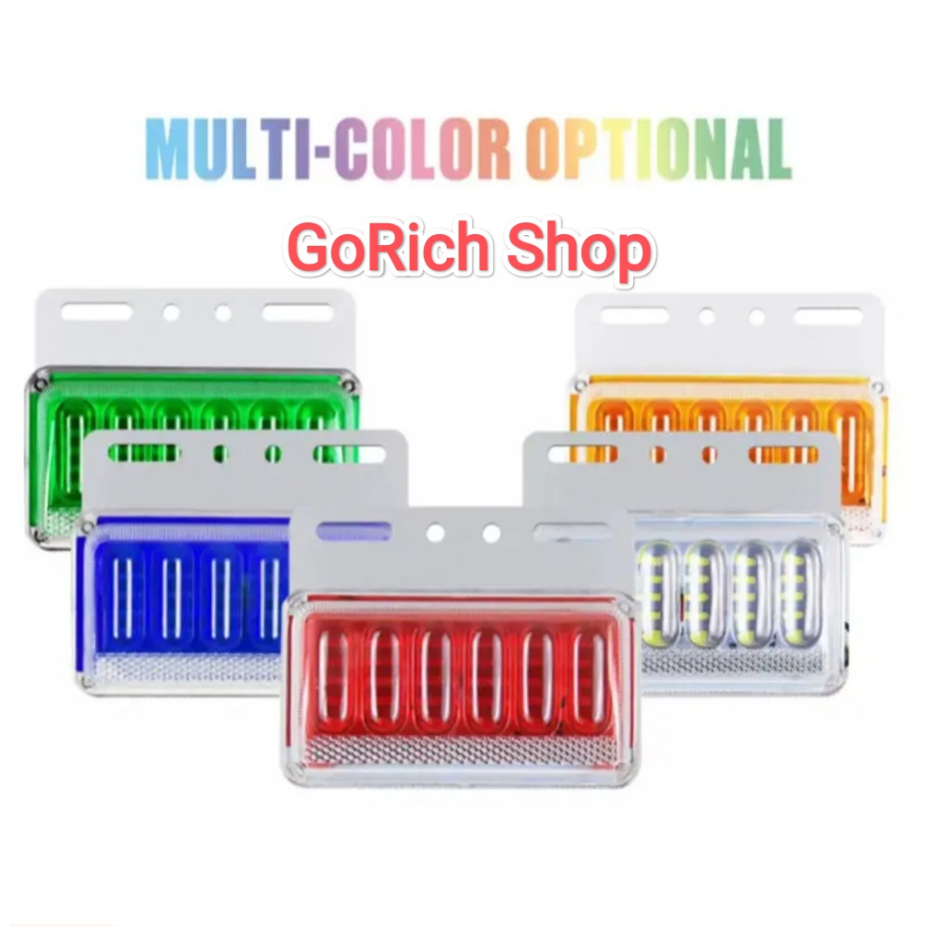 Lampu Led COB Lampu Signal Senja Rem Sein Variasi Truck Bus 2 Warna 24Volt