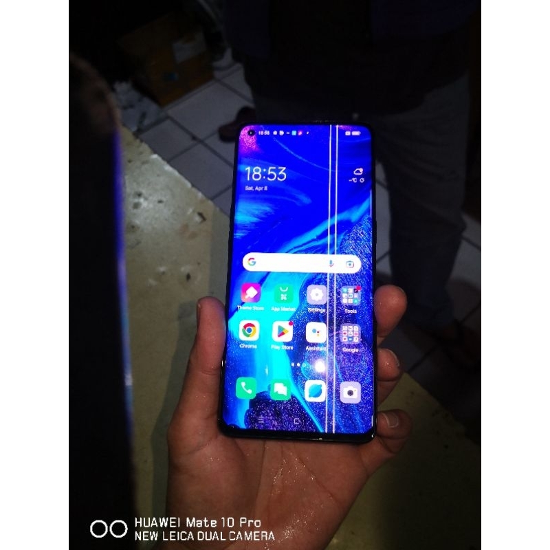 LCD Oppo Reno 4 pro minus garis (4g)