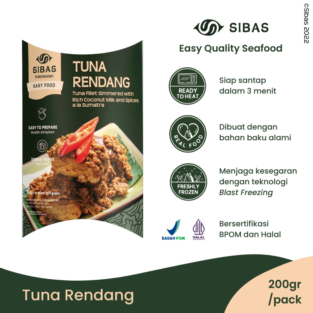 

Sibas RTH - Ikan Tuna Rendang Siap Saji / Rendang Ikan Tuna Khas Padang Ready To Heat / Indonesian Series