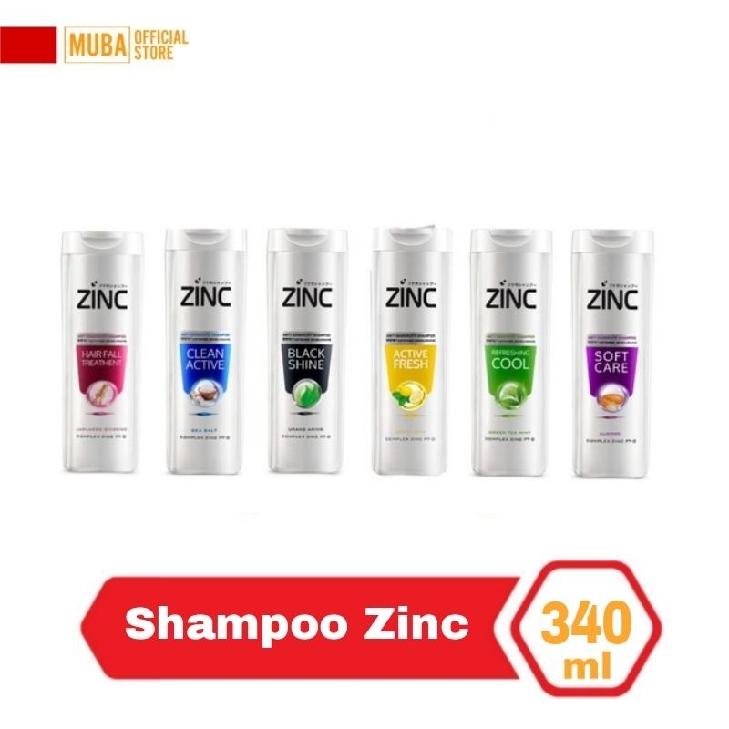 Sampo ZINC Shampoo Refreshing Cool 340 ml 