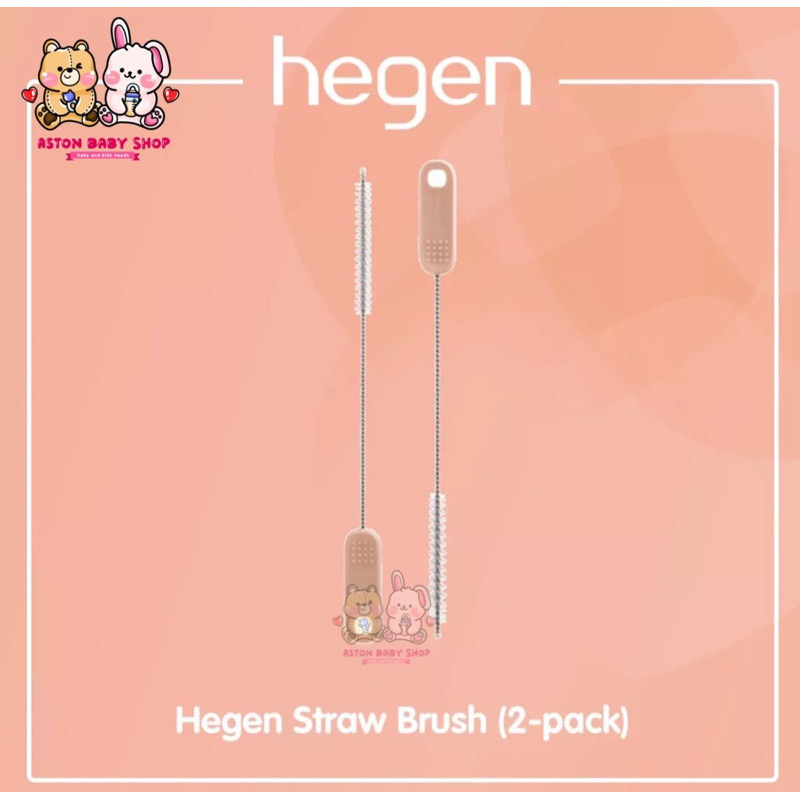 Hegen Straw Brush 2 pack Hegen Straw Cleaner Sikat Pembersih Sedotan