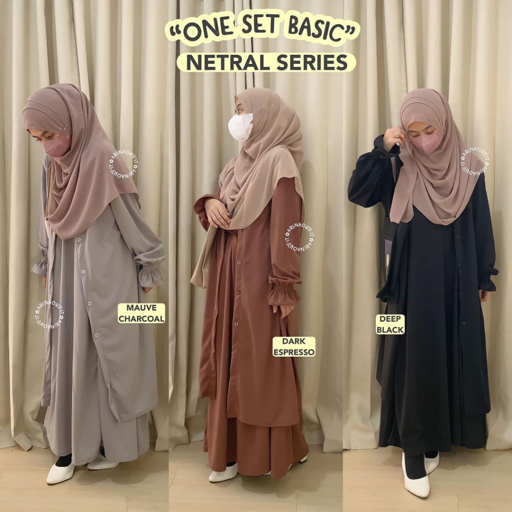 ONE SET MURAH BY ARUNAOUTFIT