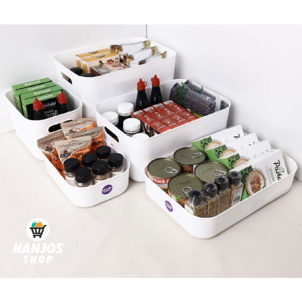 Organizer Storage Box Kotak Penyimpanan Multifungsi OT Simple Minimalist Set 7 pcs SOTERIA