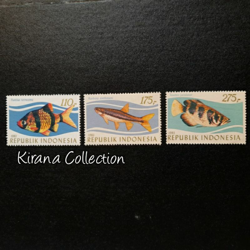 

LOT.F184 PRANGKO INDONESIA I-296 3V IKAN HIAS AIR TAWAR 1983
