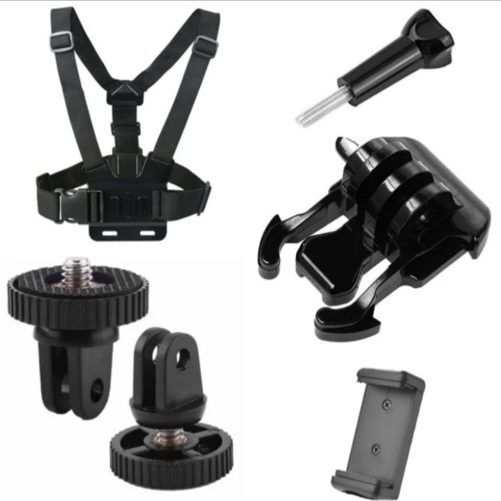 Body Chest Strap Belt strap 5 in 1 + Holder for GoPro Smartphone Mobile Handphone