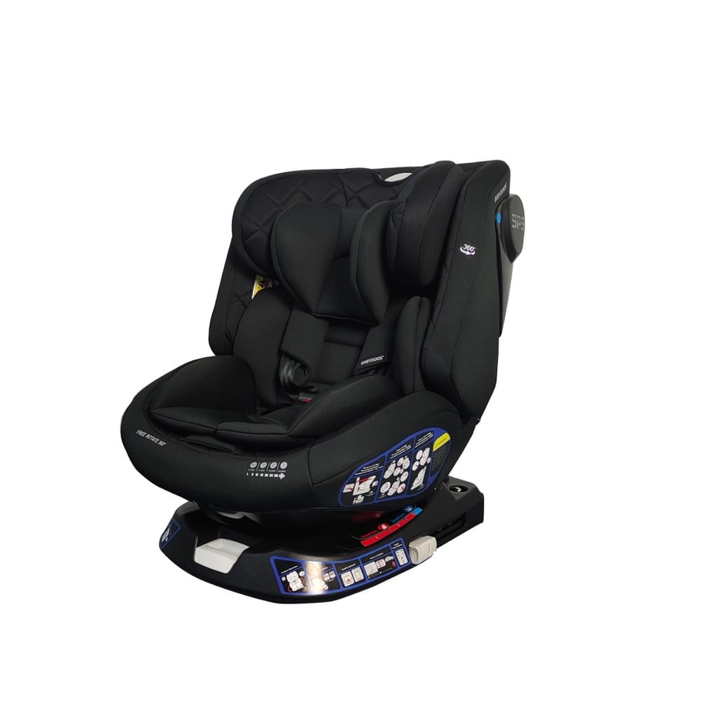 Carseat Babydoes QH8749 Free Rotate - Tempat Duduk Mobil Anak