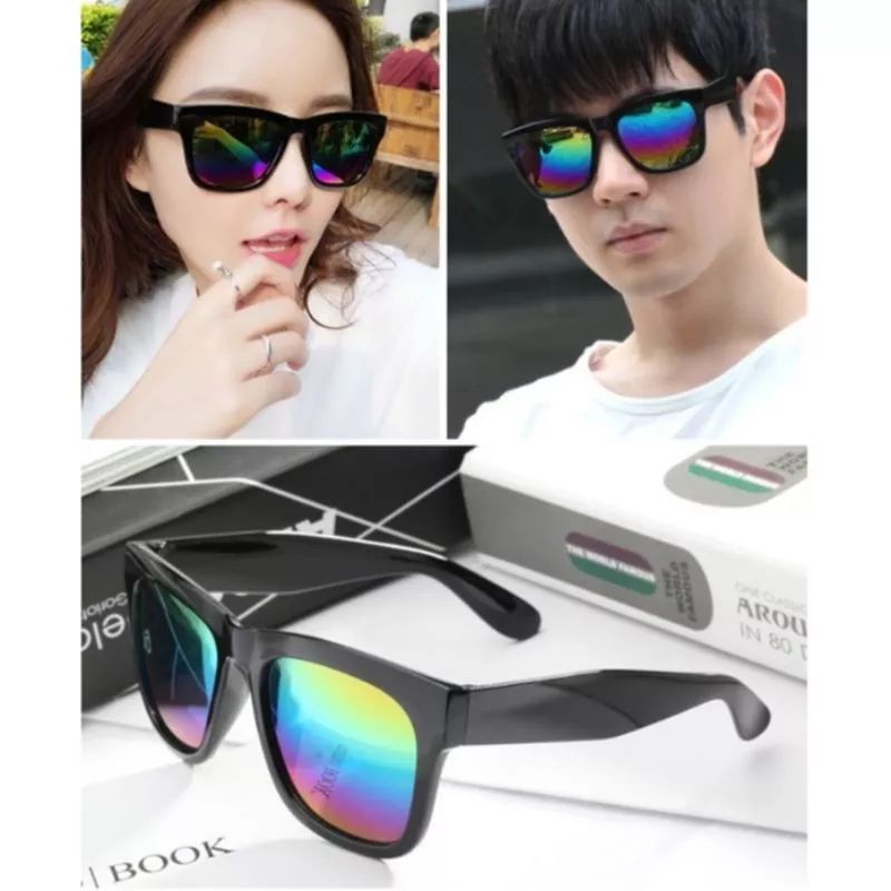 Kacamata Hitam Fashion Pria Wanita UV Protection Sunglasses Unisex Trendy