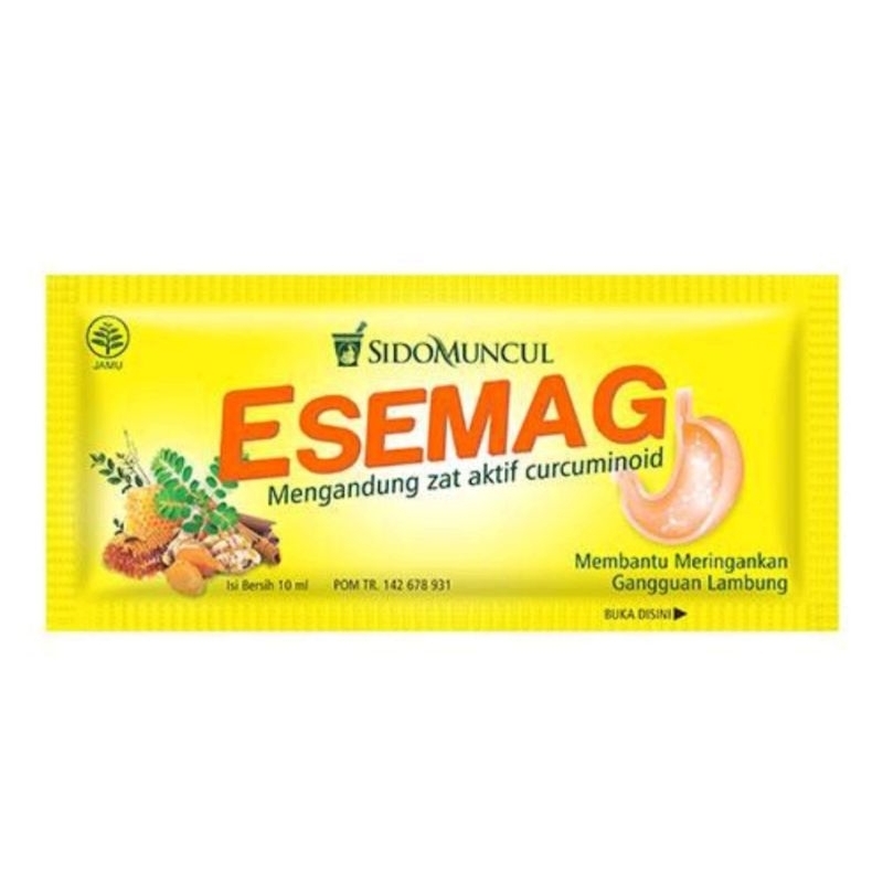 Esemag Cair sidomuncul perbox isi 5 sachet.