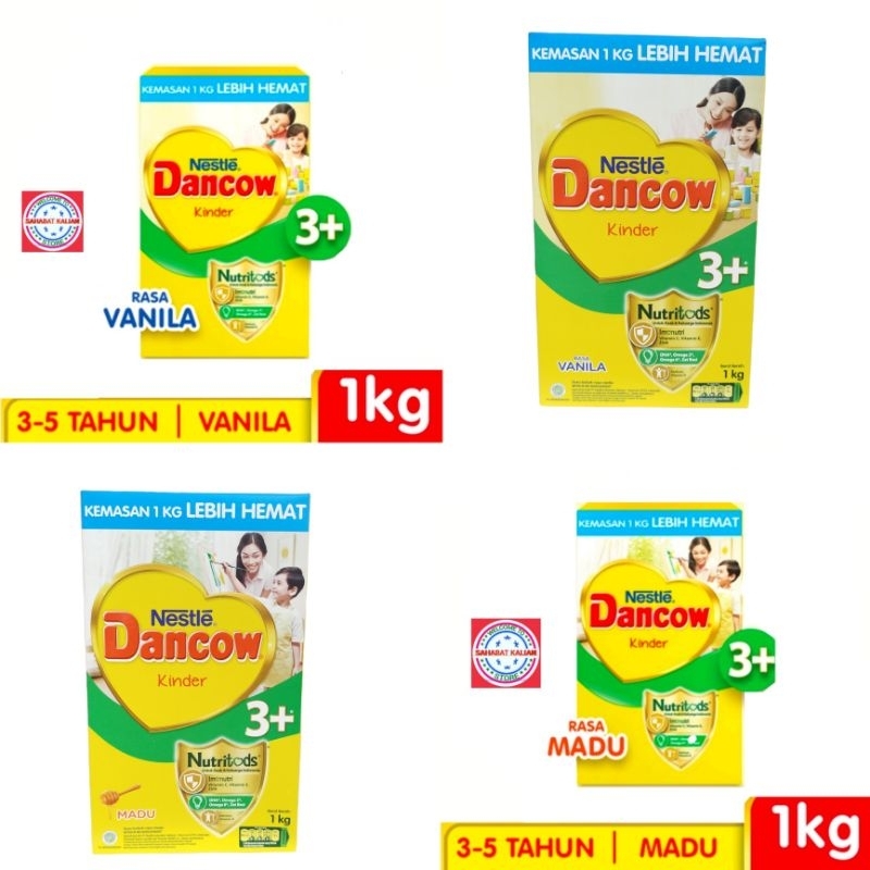 DANCOW 3+ 1kg Usia 3 - 5 Tahun