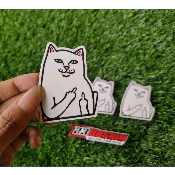 sticker cat fucek stiker fucek stiker viral