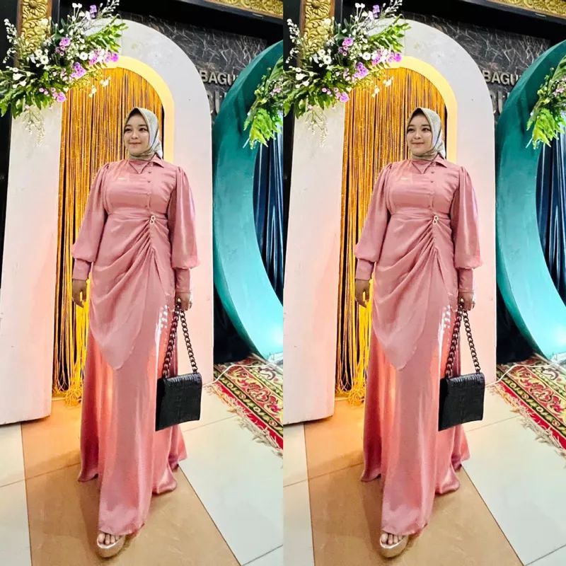 Gamis Silk Polos