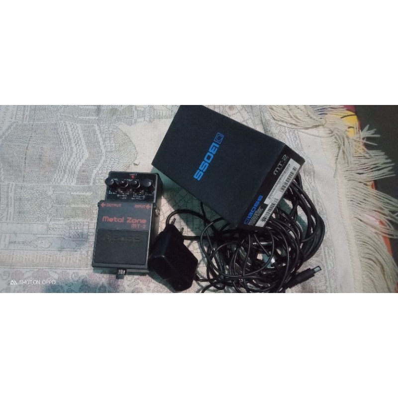 Metal zone mt-2, (efek gitar listrik), nominus, fullset, tinggal pake