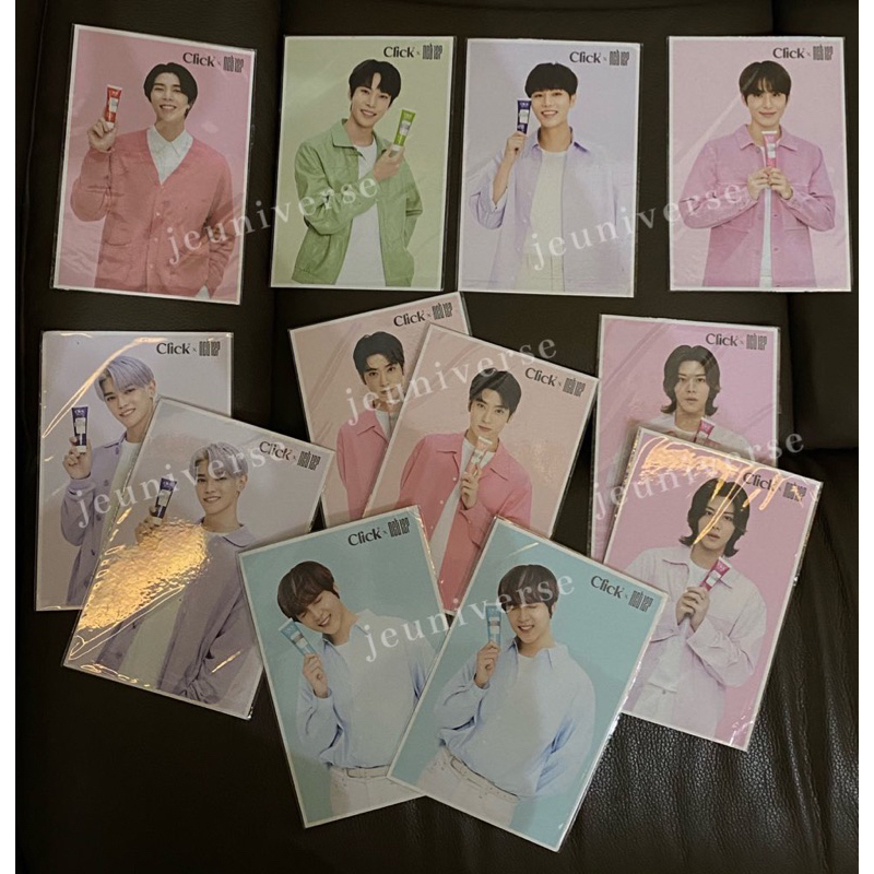 (READY PC / BENE / POSTCARD ONLY) NCT 127 x CLICK HAECHAN JAEHYUN YUTA JOHNNY