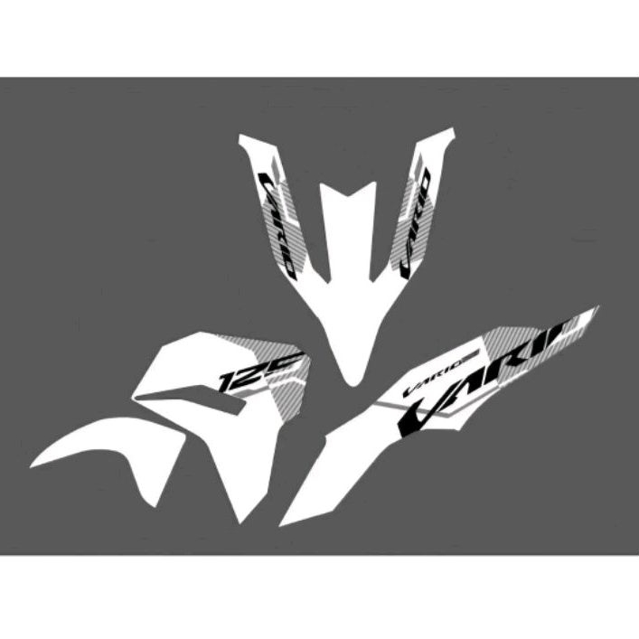 striping vario 125 new 2023 malaysia putih striping click malaysia