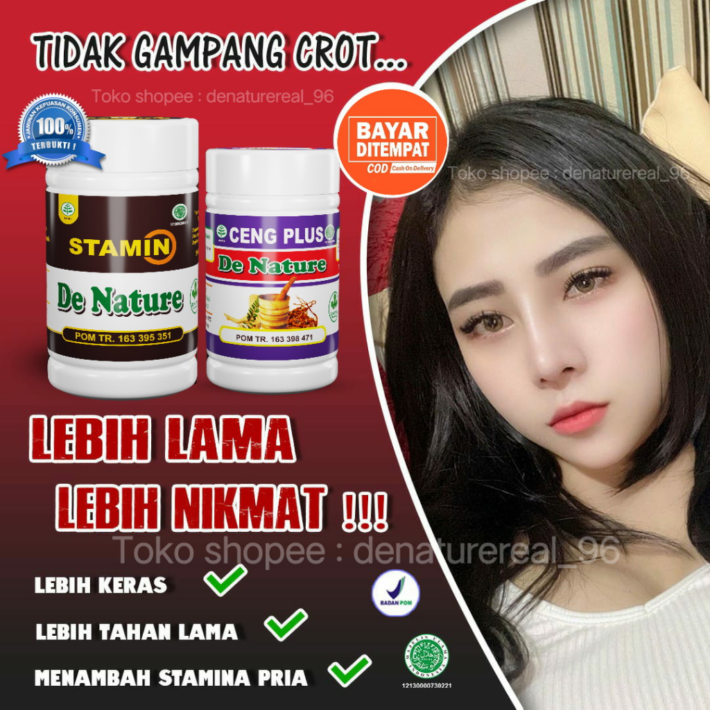 Ceng Plus Stamin De Nature Original-Menambah Kebugaran Laki-Laki Tanpa Efek Samping