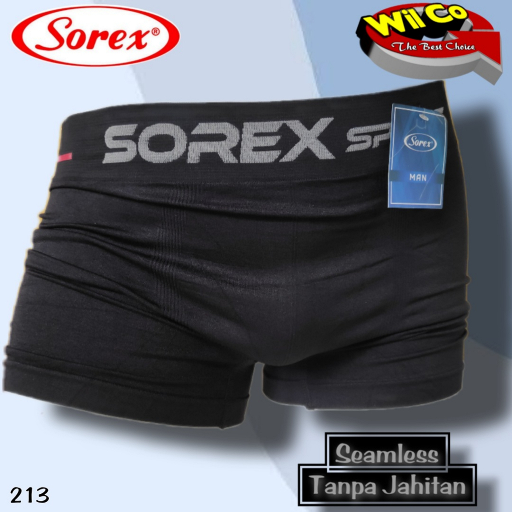 K213 - [Harga Per 1 Potong] CELANA DALAM PRIA CD [BOXER] PRIA PAKAIAN DALAM PRIA SOREX SIZE (M-L) - (XL-XXL)