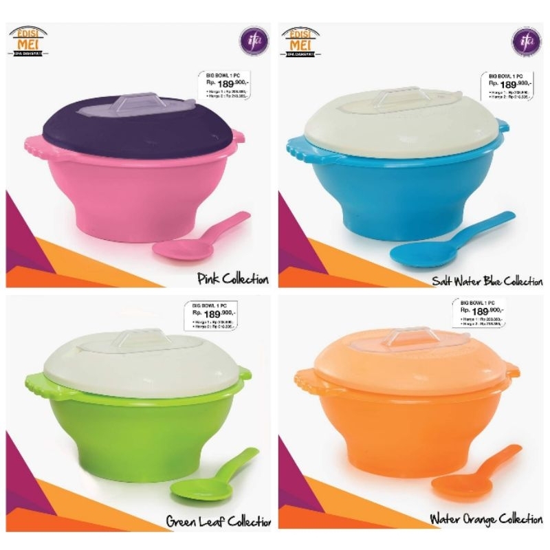 Ifa Cookware Sangku Wadah Tempat Nasi Tupperware merk IFA