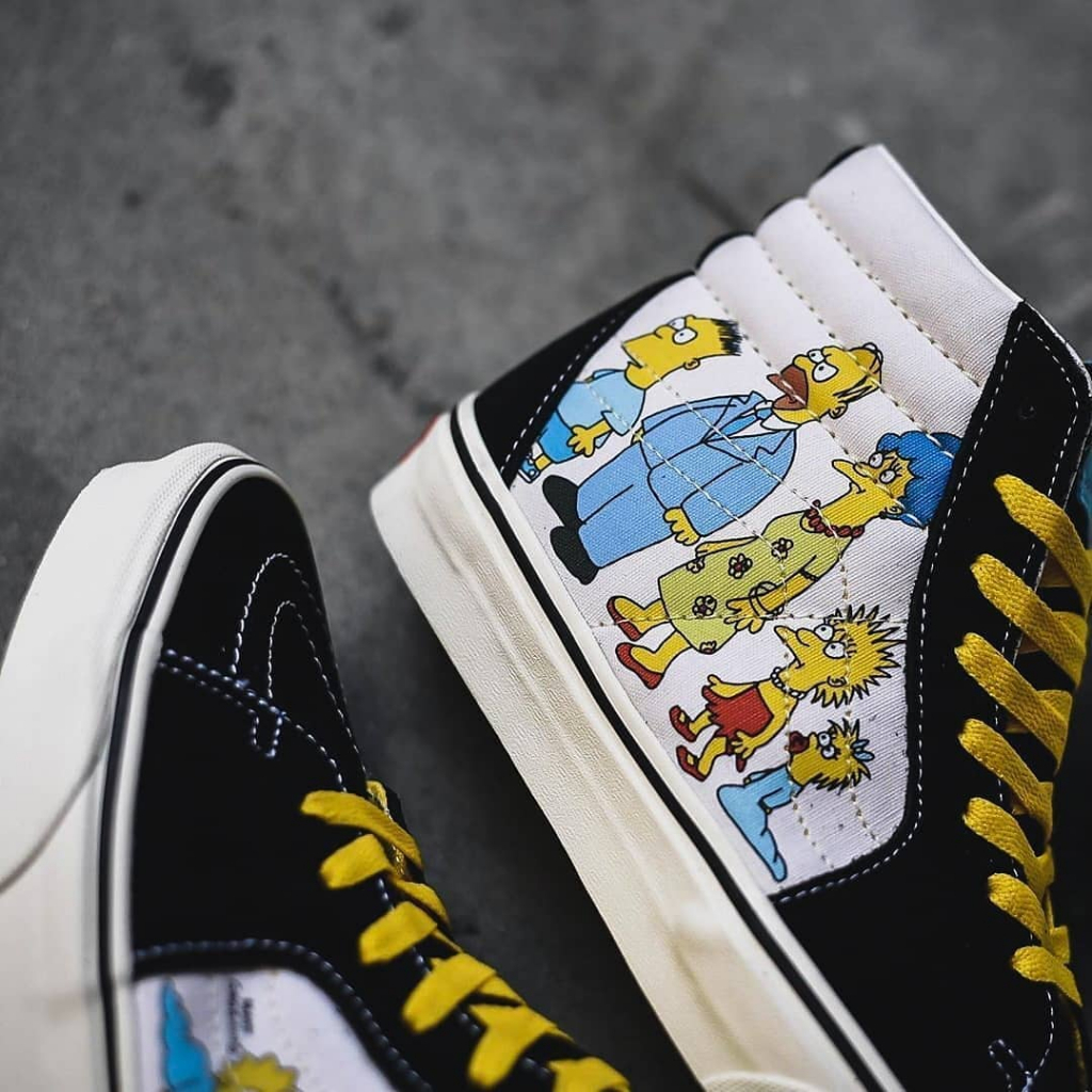 VANS SK8-HI X @thesimpsons 1987-2020 ORIGINAL 100%