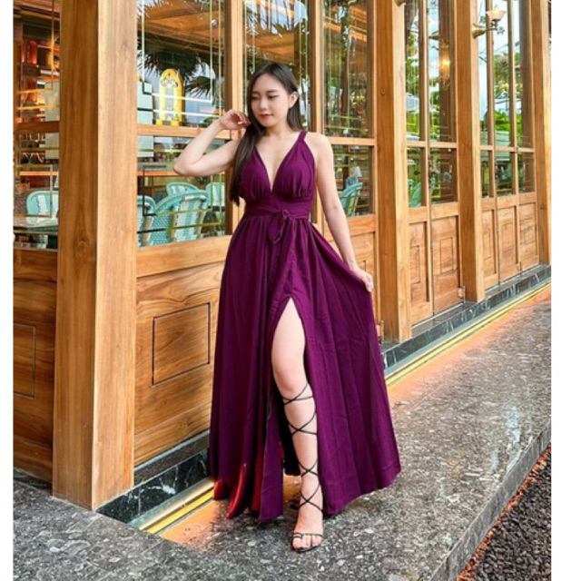 LONG DRESS / DRESS PESTA ANGELINE / DRESS PESTA / DRESS PANTAI / LONG DRESS / DRESS CANTIK