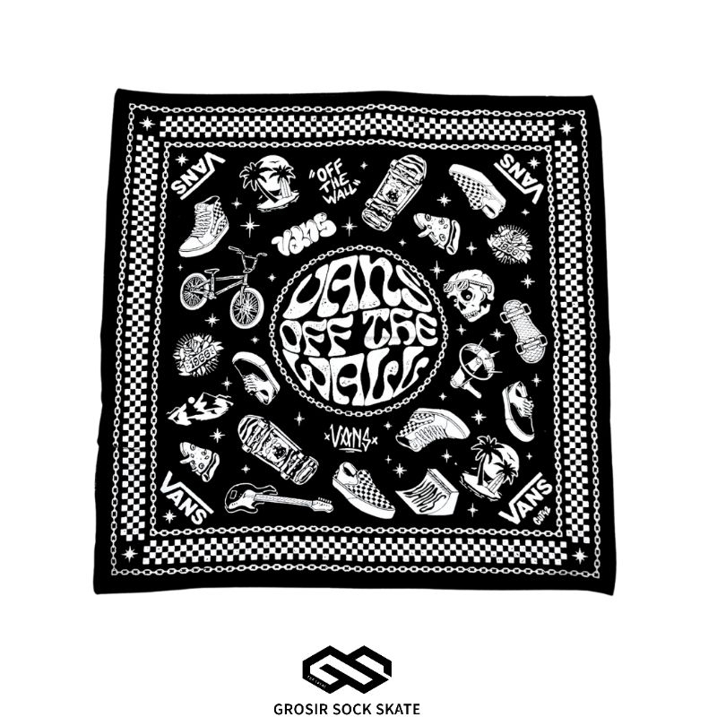 Slayer Bandana Syal Vans Old School Bahan Tebal Premium Quality