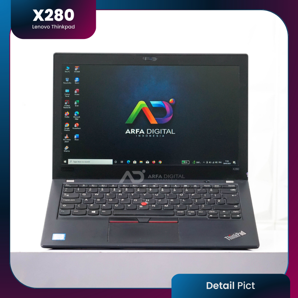 Laptop Lenovo Thinkpad X280 Core i5 Gen 8 Ram 8GB SSD 256GB Murah Bergaransi