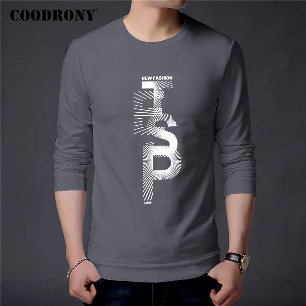 Baju Lengan Panjang Pria Kayser Feathers Kaos Distro Model Sweatshirt