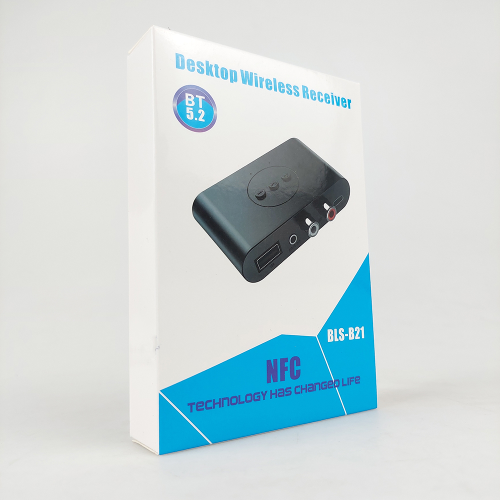 Audio Bluetooth 5.2 Receiver Adapter 3.5mm - BLS-B21 - Black