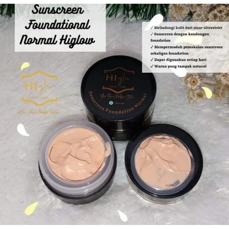sunscreen foundation Hi Glow
