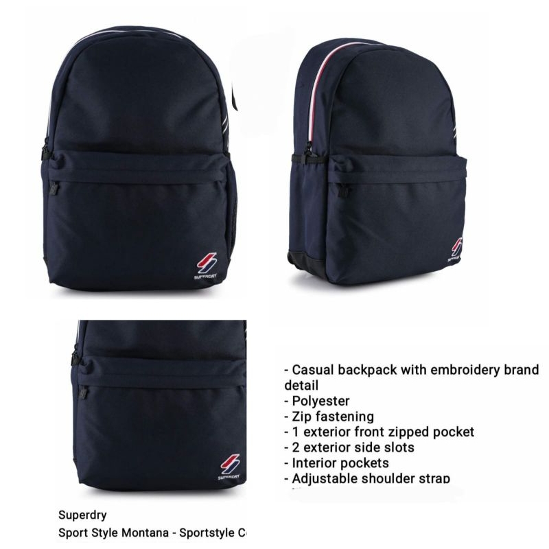 ORIGINAL SUPERDRY BACKPACK/ SUPERDRY MONTANA/