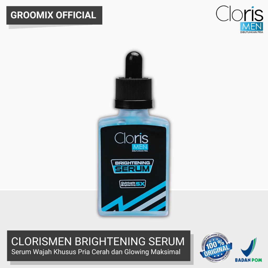 Serum Wajah Pria Clorismen Brightening Perawatan Wajah Pria Pencerah Wajah Cowok Cloris Men C11