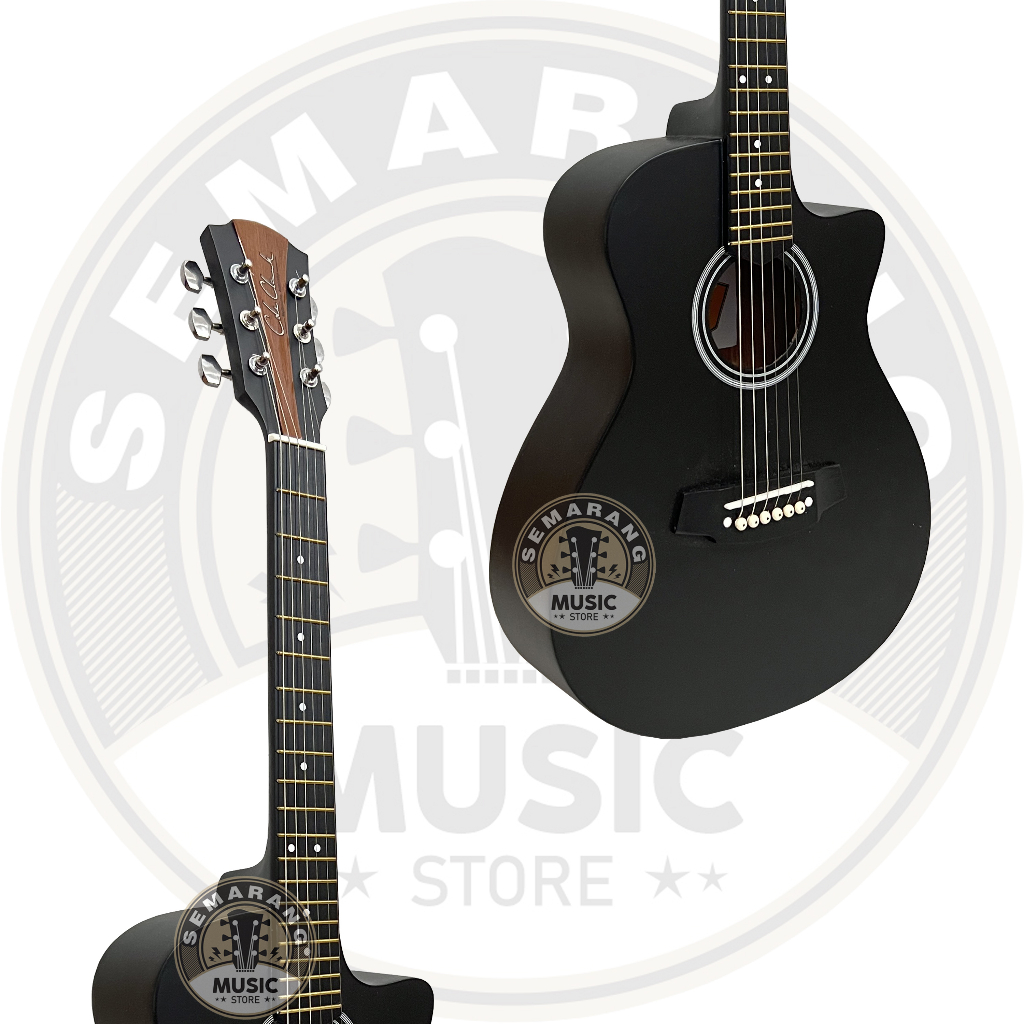 Gitar Akustik ¾  Cole Clark Custom Tanam Besi Gitar 3/4 Cole Clark Custom Termurah Paket Super Komplit