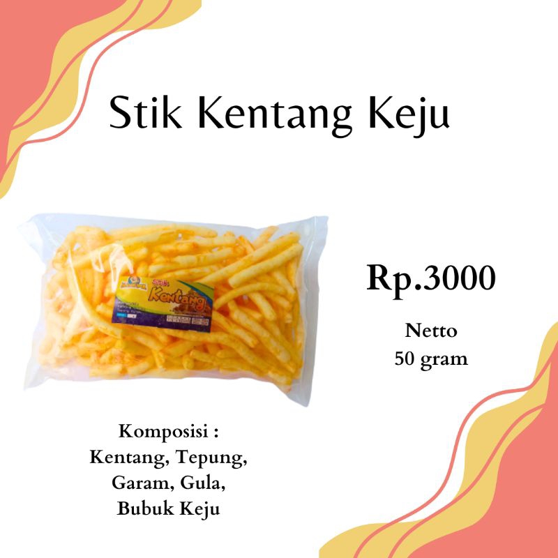 

Mang Ipul Stik Kentang Keju 50 gram