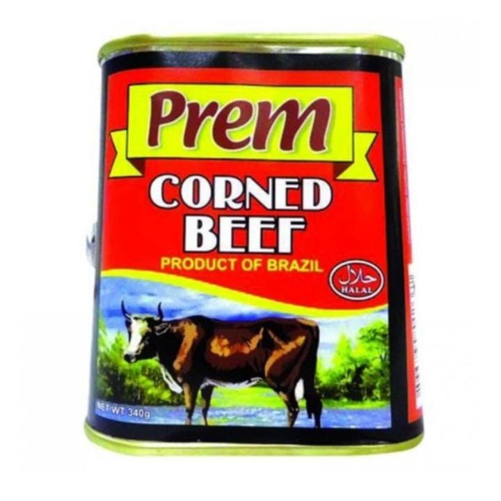 

PREM CORNED BEEF 340g Product of Philippines