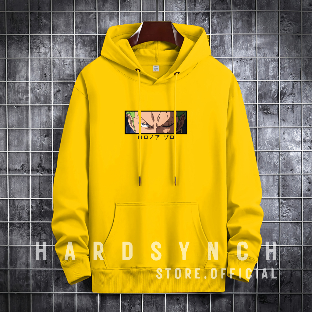 Sweater Hoodie Rorona Zoro Unisex ( Pria &amp; Wanita ) Premium Quality S-XXL Cotton Fleece / Hoodie Korean Style / Sweater Hoodie / Hoodie Polos / Hoodie Wanita / Hoodie Pria / Sweater Hoodie Distro Original ( RZ 142 )