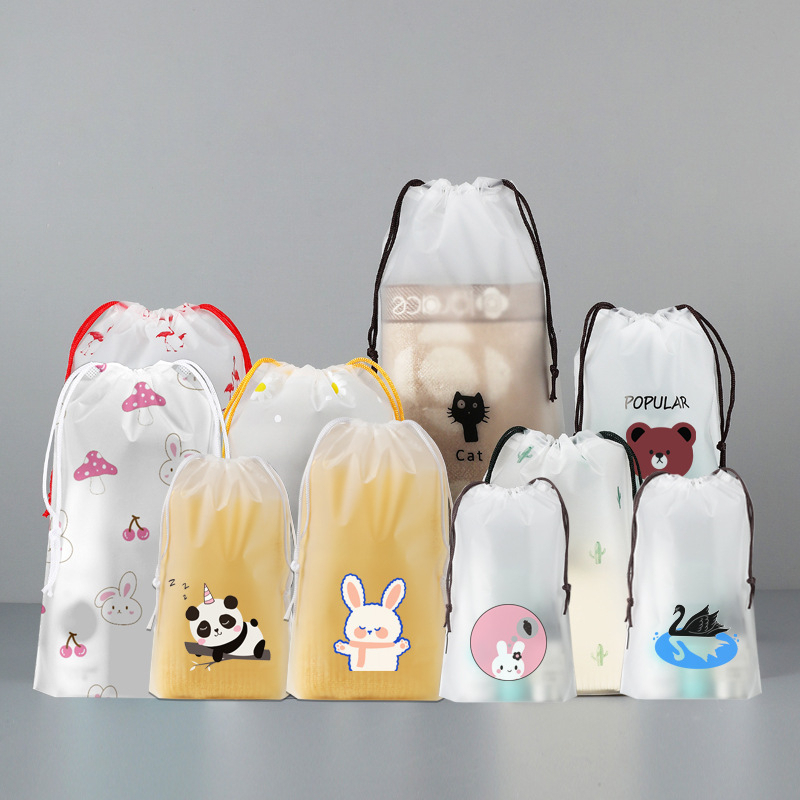 MMM Travel Pouch Organizer Anti Air Karakter Tas Serut Make Up Serbaguna Kantong Travel Bag Waterproff Pouch Wanita Import Murah