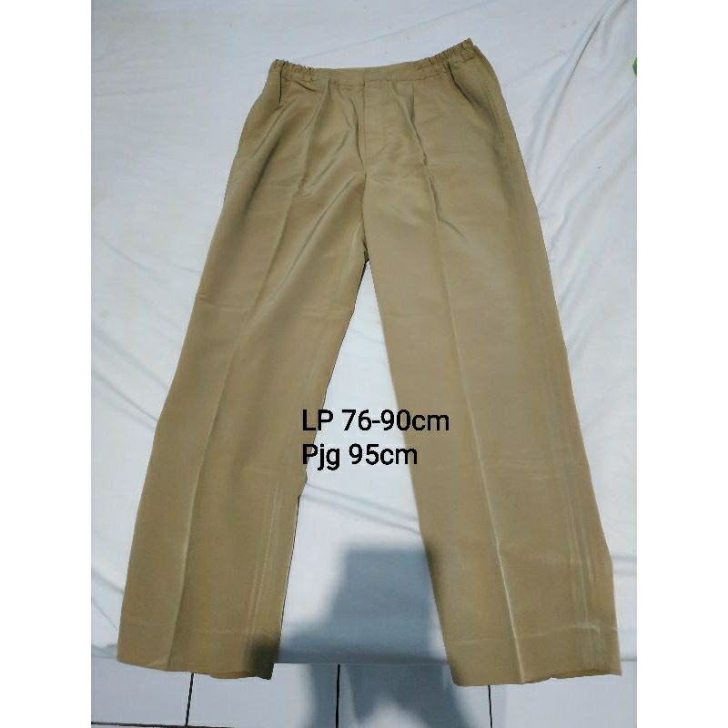 celana seragam PNS wanita preloved licin