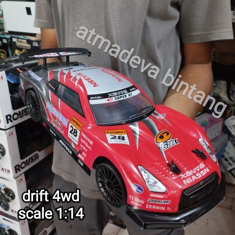 Mainan Mobil Remote Drift 4WD SANZUAN 1:14 /RC Remote Control Drift Batre Cash Romote Pistol Mainan Kendali Jarak Jauh Mainan Keluarga