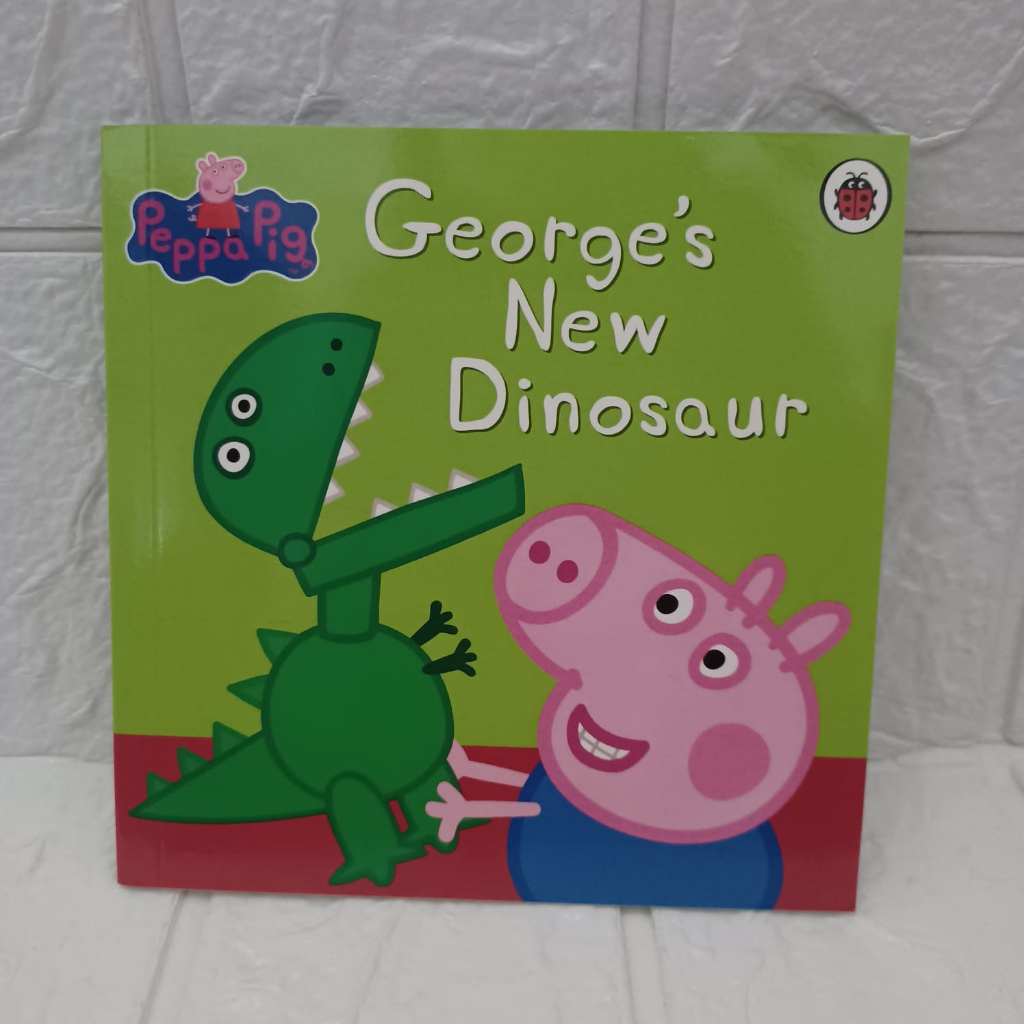 Buku Cerita GEORGE'S NEW DINOSAUR Bahasa Inggris Ecer Book The Incredible Peppa Pig Collections Ultimate buku anak impor