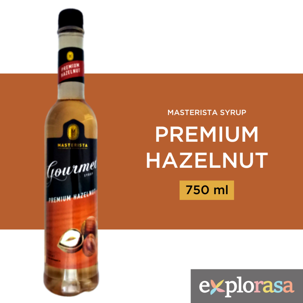 

Sirup/Syrup/Sirop Minuman Masterista - Premium Hazelnut Syrup